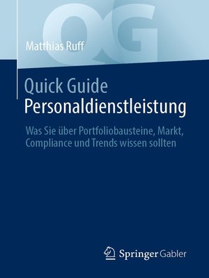 cover image of Quick Guide Personaldienstleistung